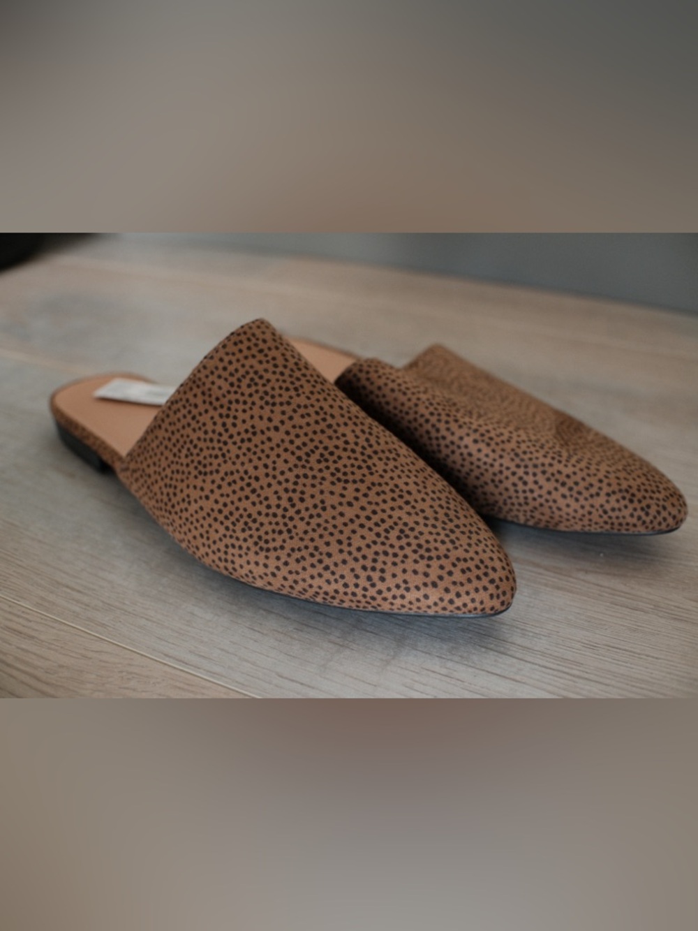 Old Navy Tan Brown Speckled Slip-On Mules - Picture 3 of 3